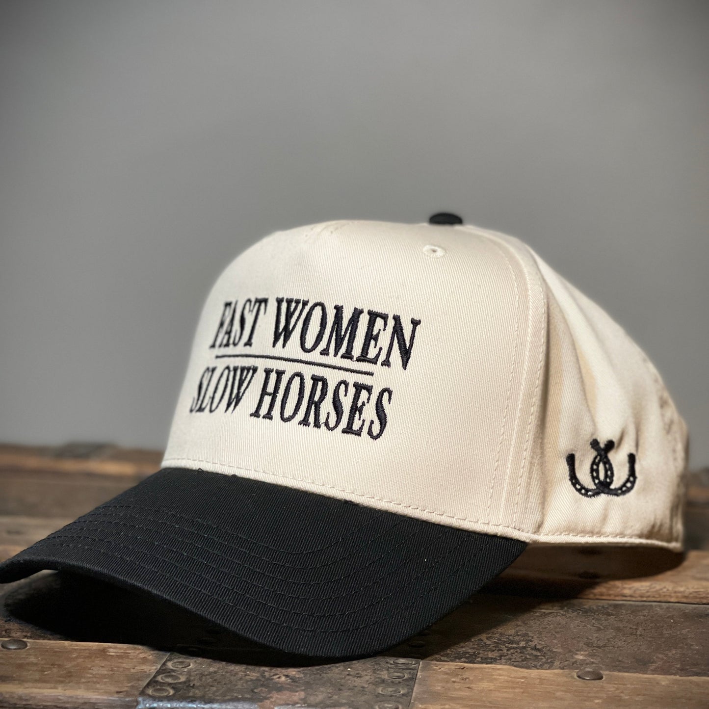 Fast Women - Tan w/ black bill - Mid profile