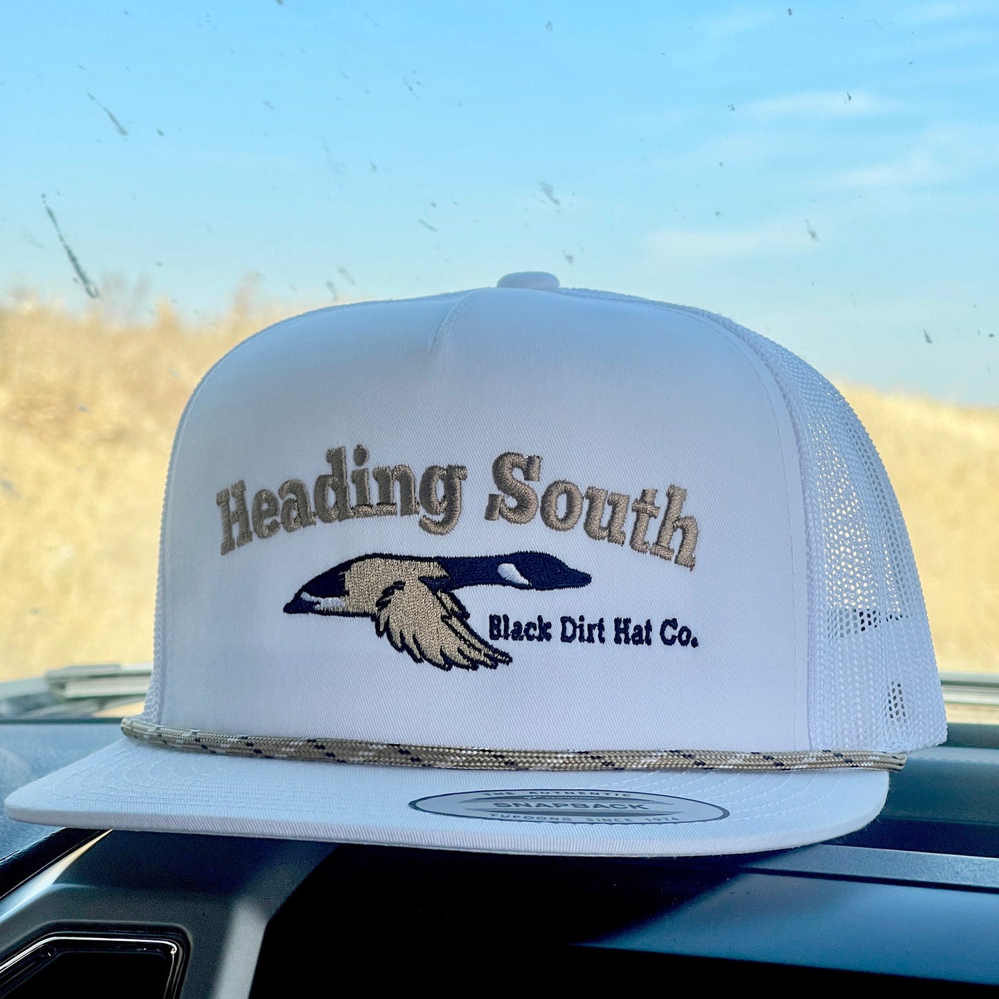 Heading South Goose - White Snapback