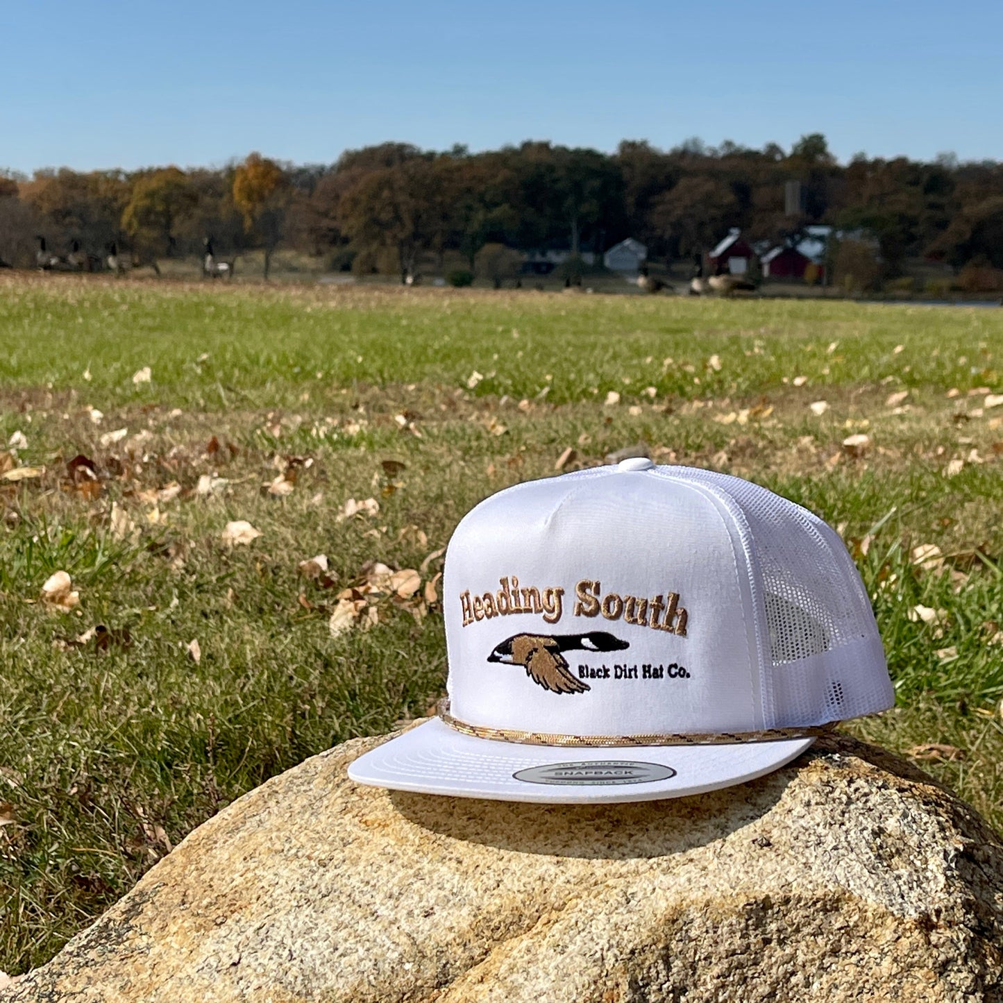 Heading South Goose - White Snapback