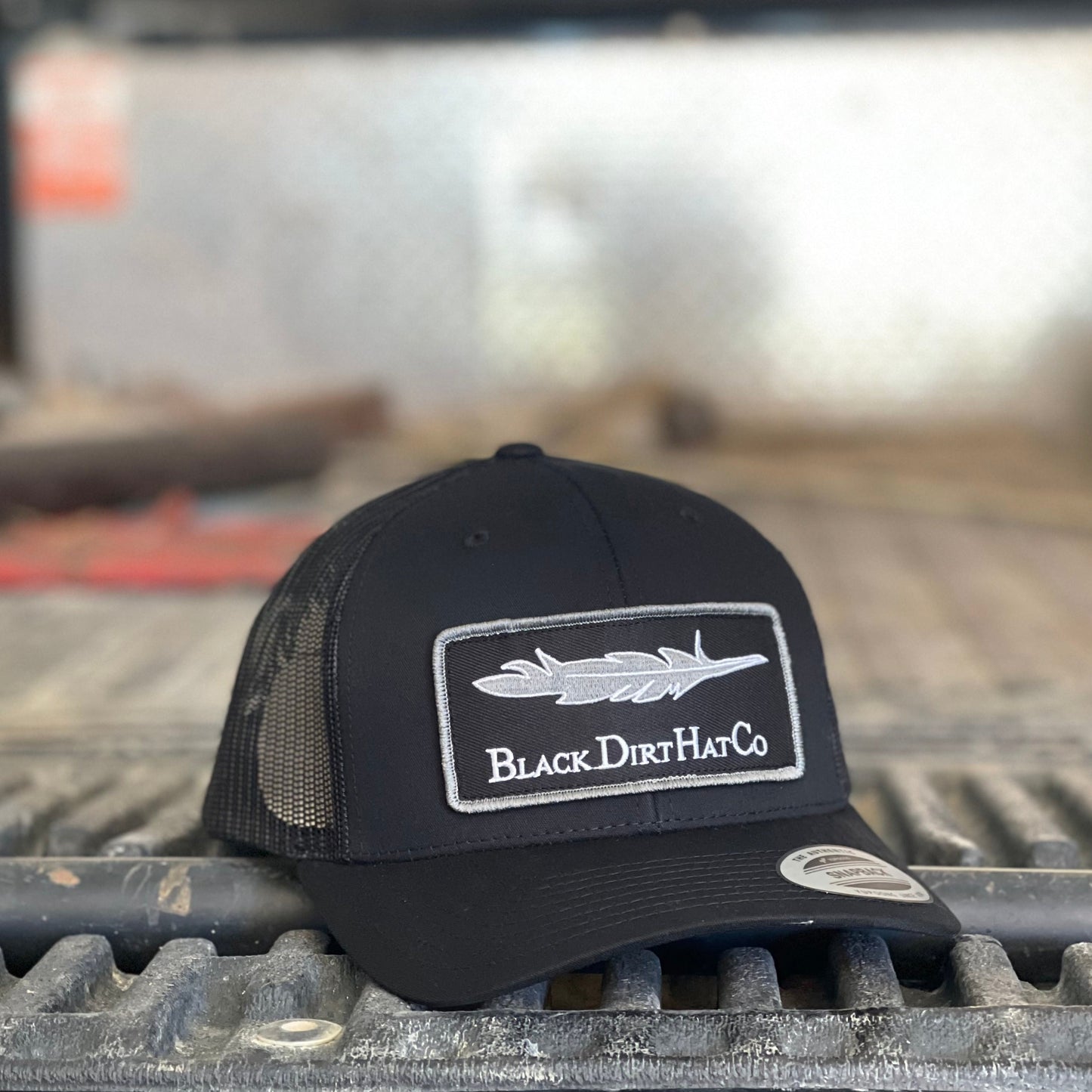 Godspeed Patch - Black - Mid Profile Trucker