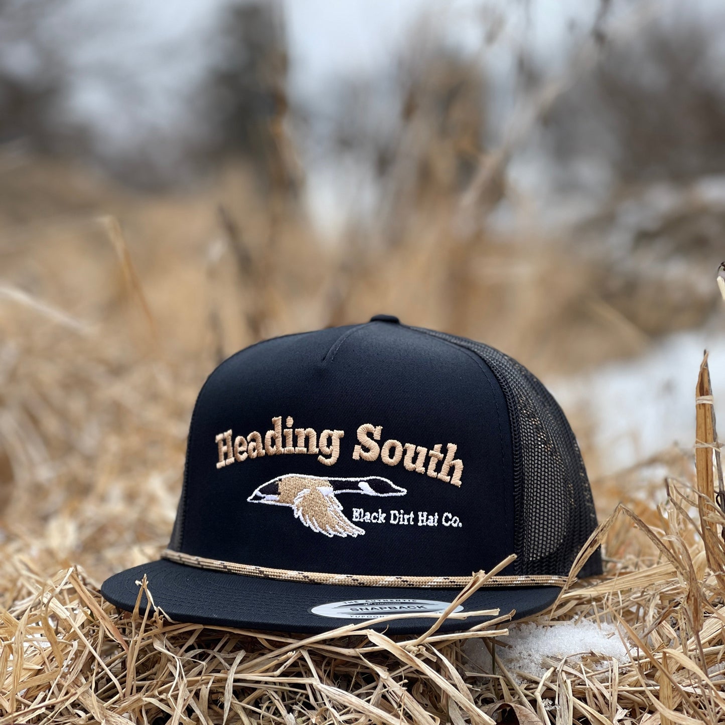 Heading South Goose - Black Snapback