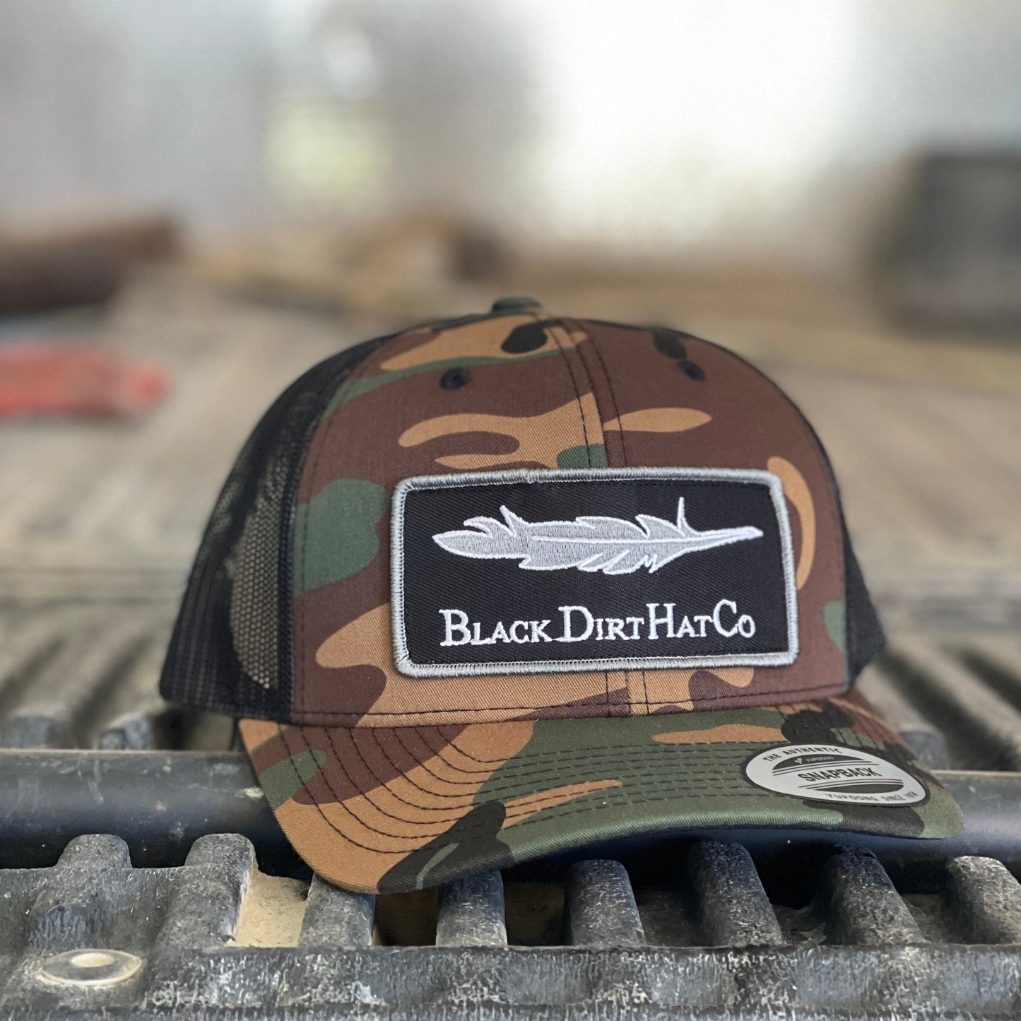 Godspeed Patch - Camo - Mid Profile Trucker