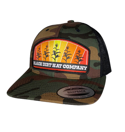 Sun To Me - Camo - Mid Profile Trucker